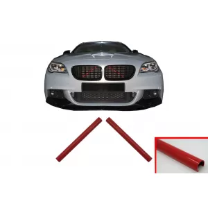 image-62-V-merevítő dísz rácsbetét BMW 1 2 3 4 5 6 7 modellekhez, piros