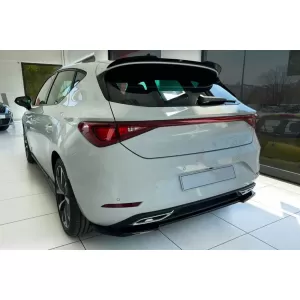 Rear Bumper Spoiler Splitter suitable for Seat Leon Mk4 FR (2020-up) Piano Black
