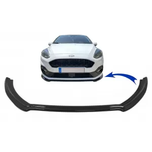 image-68-Első lökhárító spoiler toldat Ford Fiesta Mk8 ST / ST-Line (2017-2021) modellhez - Piano Black