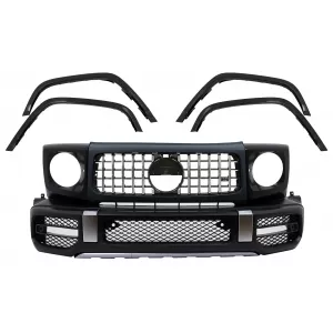 image-34-Stoßstangen für Mercedes G-Klasse W463 MOPF 18+ G63 Look Kühlergrill Radkästen