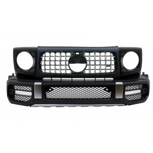 Kit Parachoques para Mercedes G W463 Facelift 18+ G63 Look Parrilla Pasos de rueda-image-6105011