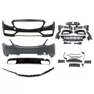 Pachet Exterior compatibil cu Mercedes C-Class W205 Sedan (2014-2020) C63 Design-image-6096851