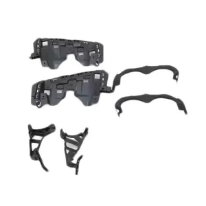 Rear Diffuser and Piano Black Exhaust Tips suitable for Mercedes GLA SUV H247 Sport Line (2020-) Aero 45S Design Night Package