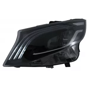 Full LED Headlights suitable for Mercedes V-Class W447 (2016-2020) Black