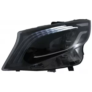 Full LED Headlights suitable for Mercedes V-Class W447 (2016-2020) Black