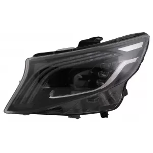 Full LED Headlights suitable for Mercedes V-Class W447 (2016-2020) Black