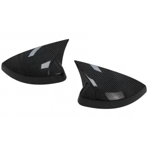 Mirror Covers suitable for Audi A3 8V RS3 Cabriolet Limousine Sportback (2012-2019) Bat Look Carbon