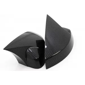 Mirror Covers suitable for Audi A3 8V RS3 Cabriolet Limousine Sportback (2012-2019) Bat Look Carbon
