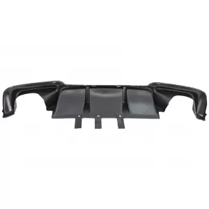 Difuzor de aer cu evacuare dubla compatibil cu BMW Seria 5 F10 F11 (2011-2017) M-Performance Design Negru Lucios-image-6096190