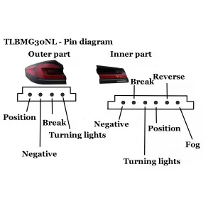 Voll-LED-Rückleuchten für BMW 5 G30 Limousine 17-19 LCI Design Statische Blinker-image-6105758