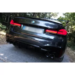 Voll-LED-Rückleuchten für BMW 5 G30 Limousine 17-19 LCI Design Statische Blinker-image-6114950