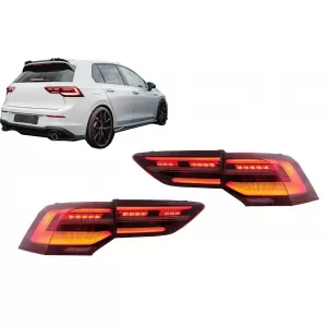 image-57-Voll LED Rückleuchten für VW Golf 8 Schrägheck Mk8 MQB 20+ Dynamisches Blinken