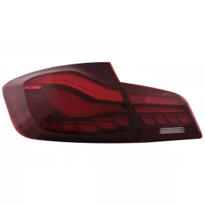 OLED hátsó lámpa BMW 5 F10 (2011-2017) piros-átlátszó dinamikus irányjelzővel-image-6096148