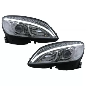 image-17-Faruri LED Tube Light compatibil cu Mercedes C-Class W204 S204 (2007-2010) Crom