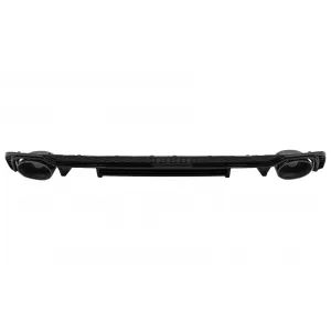 Diffusor Endrohre für Audi A4 B9 8W 16-18 Limousine Avant für S Line Stoßstange-image-6097215