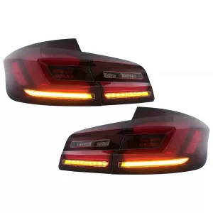 Full LED Feux Arrières pour BMW Série 5 F10 11-17 Clignotant Séquentiel Dynamique-image-6096173