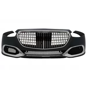 Umbau Bodykit für Mercedes S W223 Limousine 20+ Stoßstange M-Design Schwarz-image-6097649