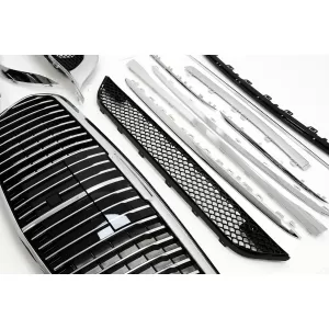 Umbau Bodykit für Mercedes S W223 Limousine 20+ Stoßstange M-Design Schwarz-image-6097667