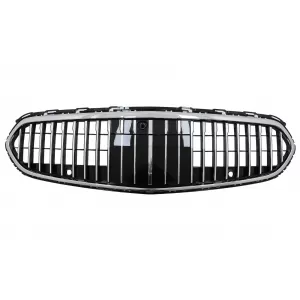 image-69-Предна Решетка , подходяща за Mercedes C-Class W206 Sedan S206 T-Modell (2021-Up) Вертикална Дизайн Хром
