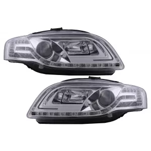 image-4-C LED fényszóró Audi A4 B7 (11.2004-03.2008) króm