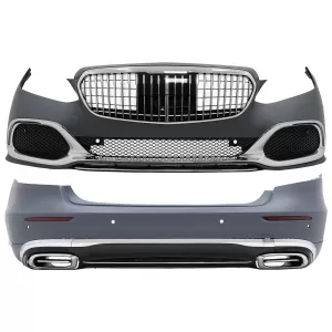 image-68-Bodykit Stoßstange Kühlergrill für Mercedes E-Klasse W212 MOPF 2013-2016 Endrohre