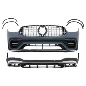 image-68-Body Kit per Mercedes GLC SUV Facelift X253 2020+ GLC63 Look Archi ruota Griglia Suggerimenti
