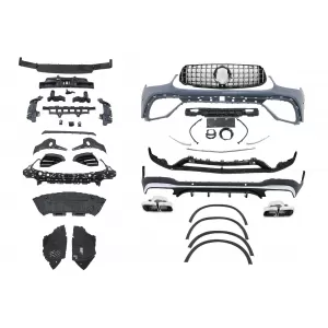 Pachet Exterior compatibil cu Mercedes GLC SUV X253 (2020-Up) GLC63 Design-image-6097017