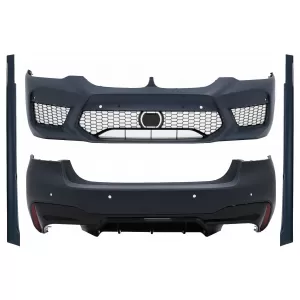 image-3-Bodykit für BMW 5er G30 17-19 M5 Design PDC Stoßfänge Seitenschweller Gitter