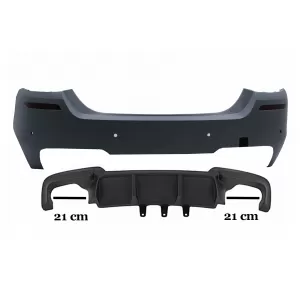 Pachet Exterior compatibil cu BMW Seria 5 F10 (2011-2014) M-Technik Design-image-6098407