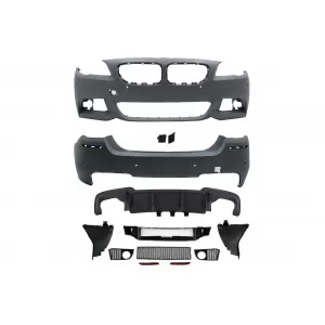Bodykit für BMW 5er F10 2011-2014 M-Technik Design Stoßstange Seitenschweller PDC-image-6339569