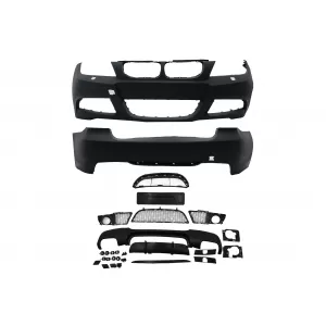 Bodykit für BMW 3er E90 LCI Limousine 2008-2011 M-Technik Design Stoßstange Seitenschweller-image-6098396