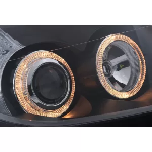 Faruri Angel Eyes compatibil cu Opel Vectra C Signum Facelift (09.2005-2008) Negru-image-6098047