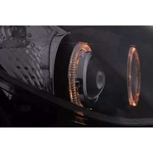 Faruri Angel Eyes compatibil cu Opel Vectra C Signum Facelift (09.2005-2008) Negru-image-6098050