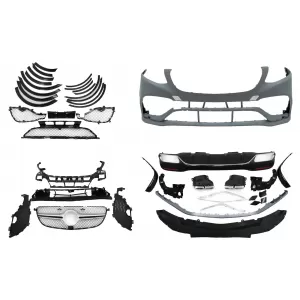 Body Kit für Mercedes GLE W166 SUV 15–18 Stoßfänger Luftdiffusor Schalldämpfer Tipps-image-6098169