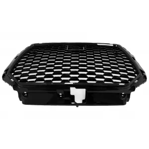 Ohne Emblem Kühlergrill für Audi A3 8V Facelift 17-18 Glänzend Schwarz RS3 Look-image-6098481