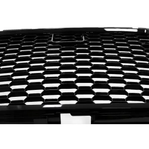 Ohne Emblem Kühlergrill für Audi A3 8V Facelift 17-18 Glänzend Schwarz RS3 Look-image-6098482