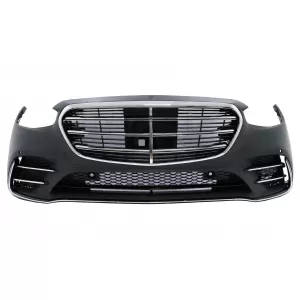 Umbau Bodykit für Mercedes S-Klasse W223 Limousine 2020+ S450 Design Stoßstange Kühlergrill-image-6098724