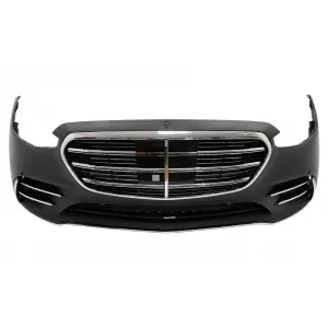 Umbau Bodykit für Mercedes S-Klasse W223 Limousine 2020+ S450 Design Stoßstange Kühlergrill-image-6098725