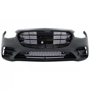 Umbau Bodykit für Mercedes S-Klasse W223 Limousine 2020+ S450 Design Stoßstange Kühlergrill-image-6098742