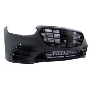 Umbau Bodykit für Mercedes S-Klasse W223 Limousine 2020+ S450 Design Stoßstange Kühlergrill-image-6098744
