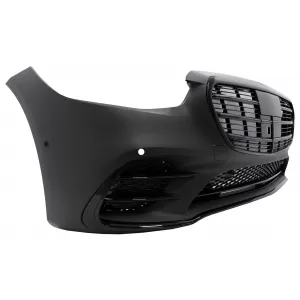 Umbau Bodykit für Mercedes S-Klasse W223 Limousine 2020+ S450 Design Stoßstange Kühlergrill-image-6098745