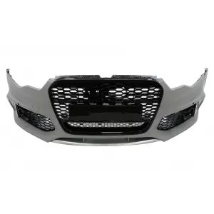 Stoßstange für Audi A6 C7 4G 2011-2015 Kühlergrill Wabengitter RS6 Design SRA PDC-image-6099393