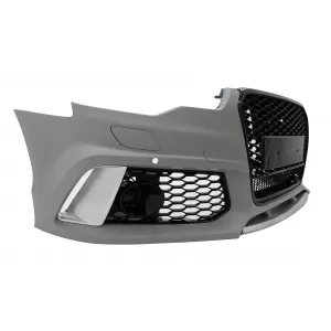 Stoßstange für Audi A6 C7 4G 2011-2015 Kühlergrill Wabengitter RS6 Design SRA PDC-image-6099395