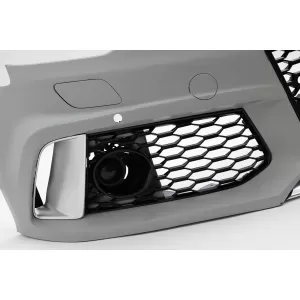 Stoßstange für Audi A6 C7 4G 2011-2015 Kühlergrill Wabengitter RS6 Design SRA PDC-image-6099397