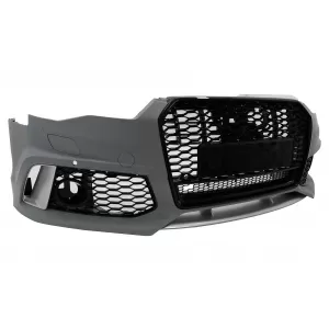 Front Bumper with Central Grille suitable for Audi A6 C7 4G Facelift (2015-2018) RS6 Design