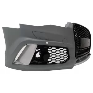 Front Bumper with Central Grille suitable for Audi A6 C7 4G Facelift (2015-2018) RS6 Design