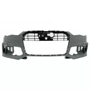 Front Bumper with Central Grille suitable for Audi A6 C7 4G Facelift (2015-2018) RS6 Design