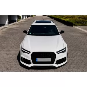 Bara Fata cu Grila Centrala compatibil cu Audi A6 C7 4G Facelift (2015-2018) RS6 Design-image-6339751