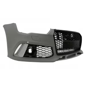 Front Bumper With Central Grille suitable for Audi A7 4G Facelift (2015-2018) RS7 Design