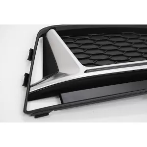 Grile Laterale compatibil cu Audi A4 B9 Sedan Avant S-Line (2016-2018) RS4 Design Silver-image-6098495
